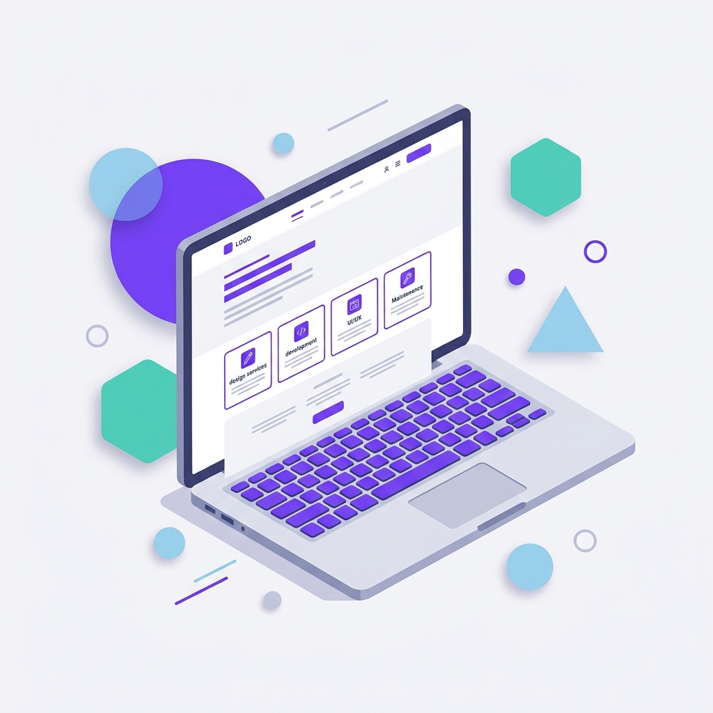 Web design illustration